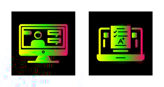 Internet and Scores Icon vector