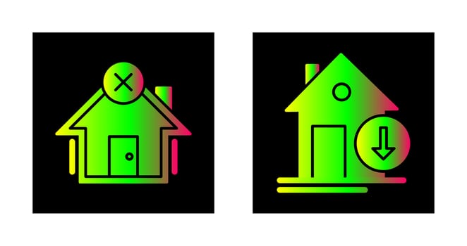 Non Verify and Download Icon vector