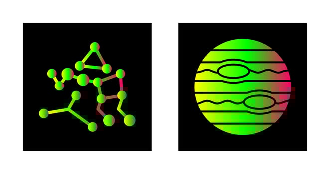 ursa major and neptune Icon vector