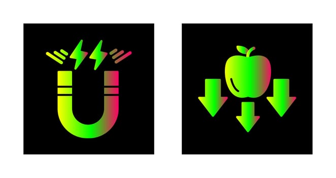 Energy and Gravity Icon vector