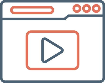 Video Streaming Vector Icon