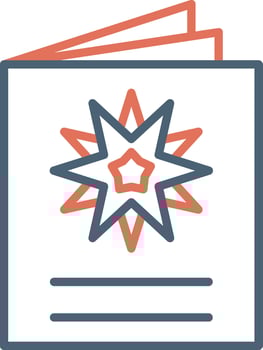 Greeting Card Vector Icon