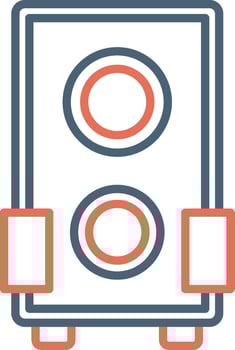 Subwoofer Vector Icon