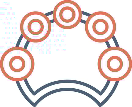 Tambourine Vector Icon