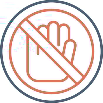 No Touch Vector Icon