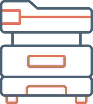 Multifunction Printer Vector Icon