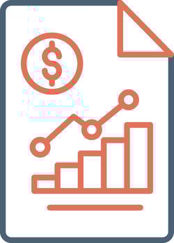 Bar Chart Vector Icon