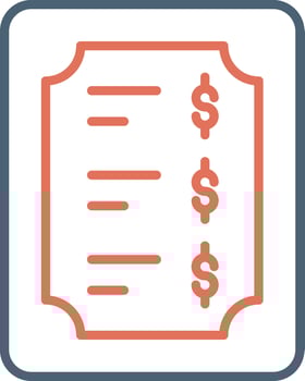 Price List Vector Icon