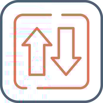 Two Ways Siign Vector Icon