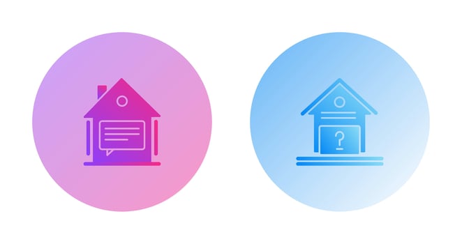 Message and Unknown Icon vector