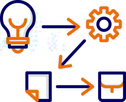 Process Vector Icon