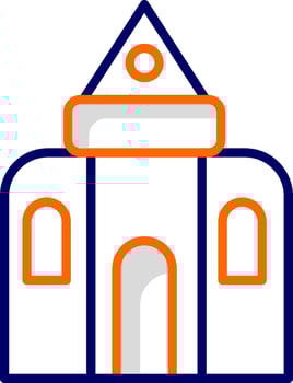 Sand Castle Vector Icon