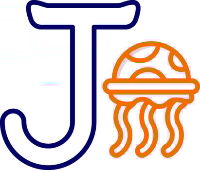Capital J Vector Icon