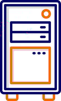 Computer Case Vector Icon