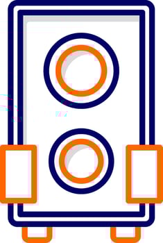 Subwoofer Vector Icon