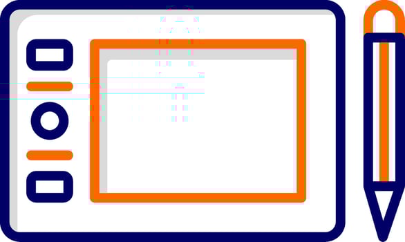 Graphic Tablet Vector Icon