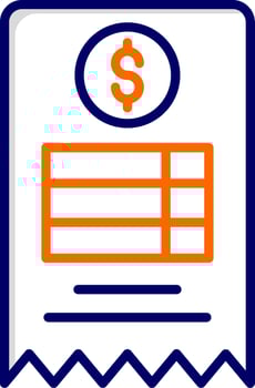Bill Vector Icon