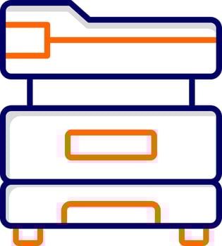 Multifunction Printer Vector Icon