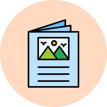 Brochure Vector Icon