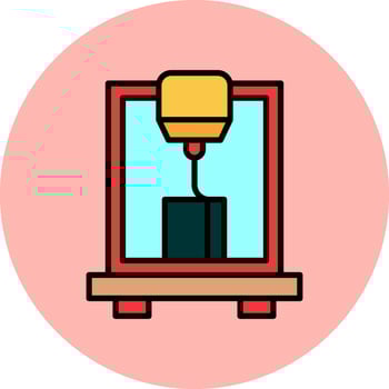 3d Printer Vector Icon