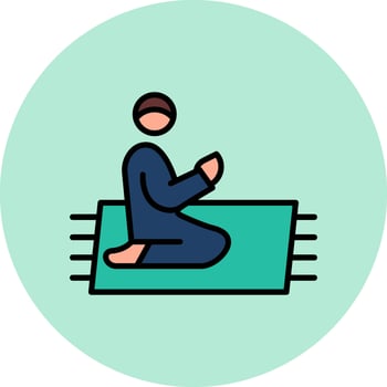 Pray Vector Icon