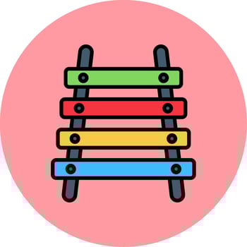 Xylophone Vector Icon