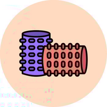 Hair Roller Vector Icon