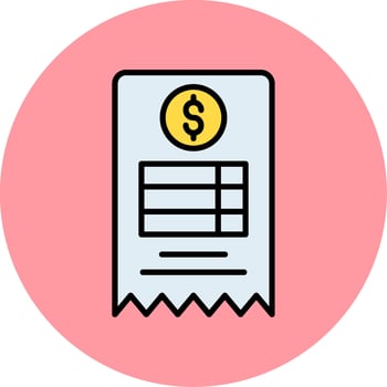 Bill Vector Icon