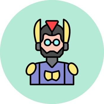 Cyborg Vector Icon