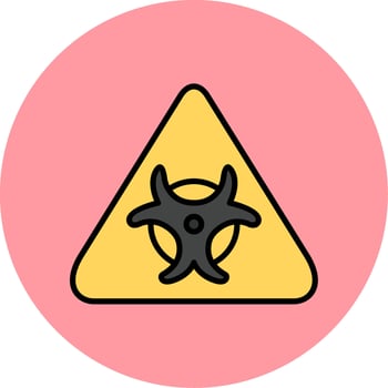 Biological Hazard Vector Icon