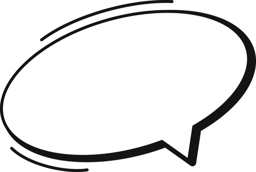 Speech bubble doodle hand drawn png