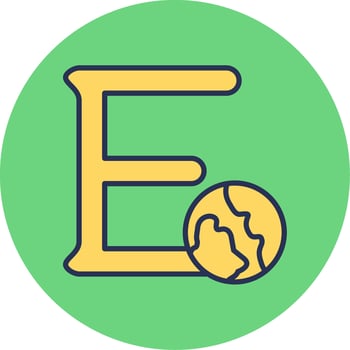 Capital E Vector Icon