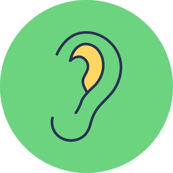 Ear Vector Icon
