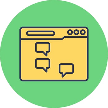 Group Chat Vector Icon
