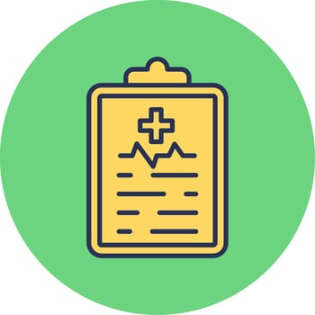 Medical Report Vector Icon