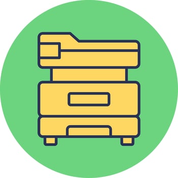 Multifunction Printer Vector Icon