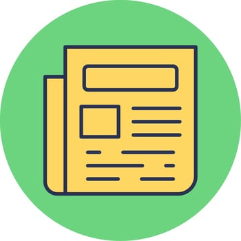 Newspaper Vector Icon