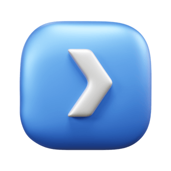Right arrow 3d icon illustration or right direction arrow icon illustration png