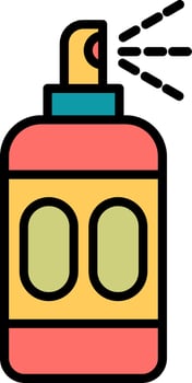Hair Spray Vector Icon