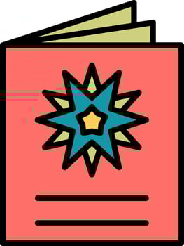 Greeting Card Vector Icon