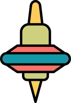 Spinning Top Vector Icon