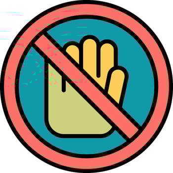 No Touch Vector Icon