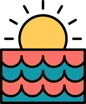 Sunrise Vector Icon