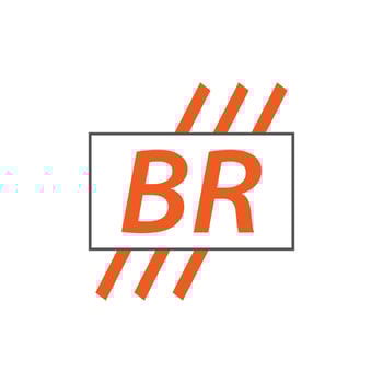 letter BR logo. B R. BR logo design vector illustration for creative company, business, industry