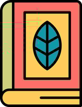 Biology Book Vector Icon