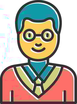 Professor Vector Icon