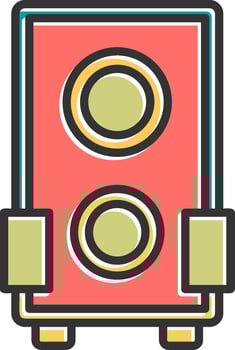 Subwoofer Vector Icon