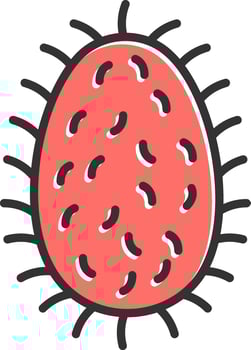 Rabies Lyssavirus Vector Icon