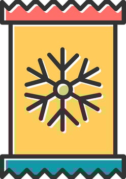 Frozen Vector Icon