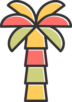 Palm Tree Vector Icon
